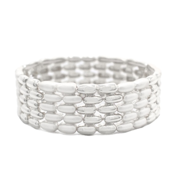 Oval Pattern Casting Bracelet - Picture 2 of 2